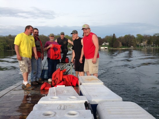Fry release crew Manday May 12 2014