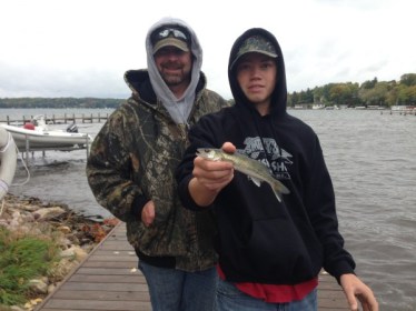 DK and Ben stocking Pewaukee